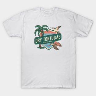 Retro Dry Tortugas National Park Wildlife T-Shirt